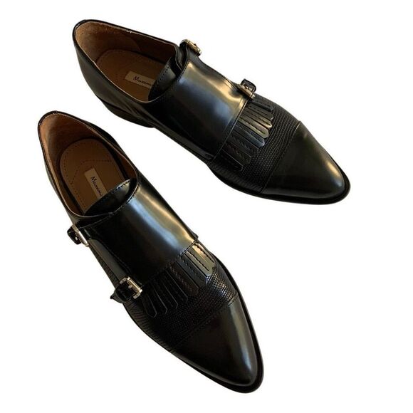 MASSIMO DUTTI Women’s Monk Strap Shoes (Sz 38) - Picture 6 of 12
